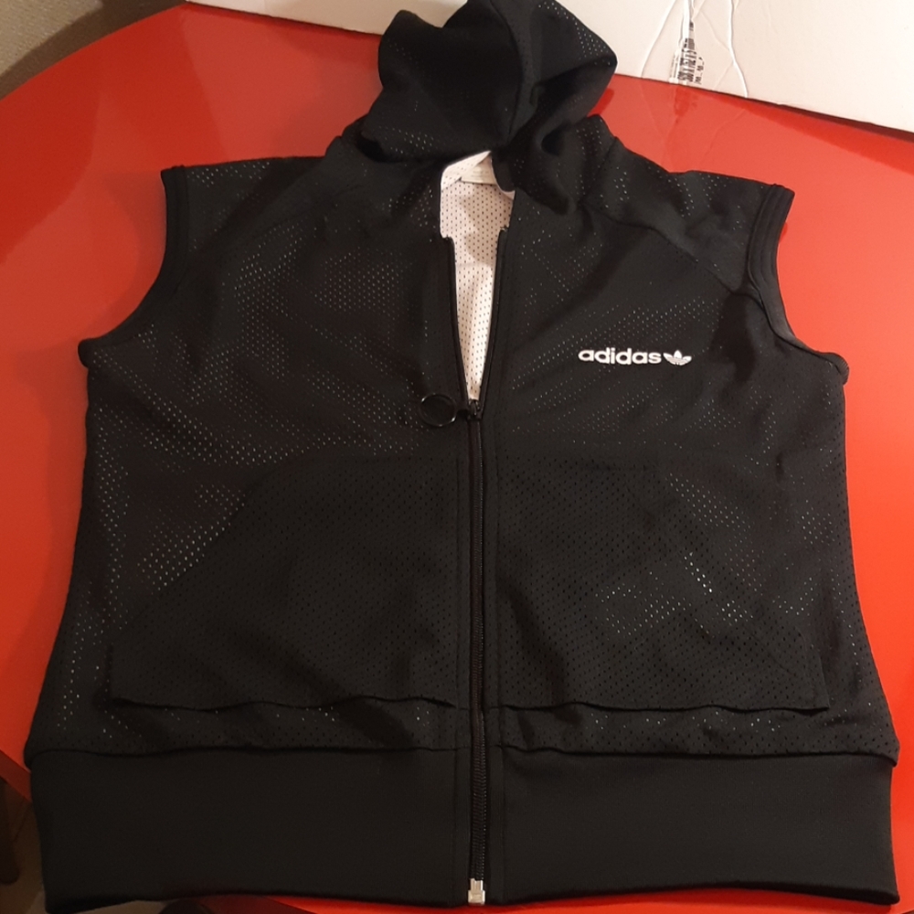 Adidas hooded vest